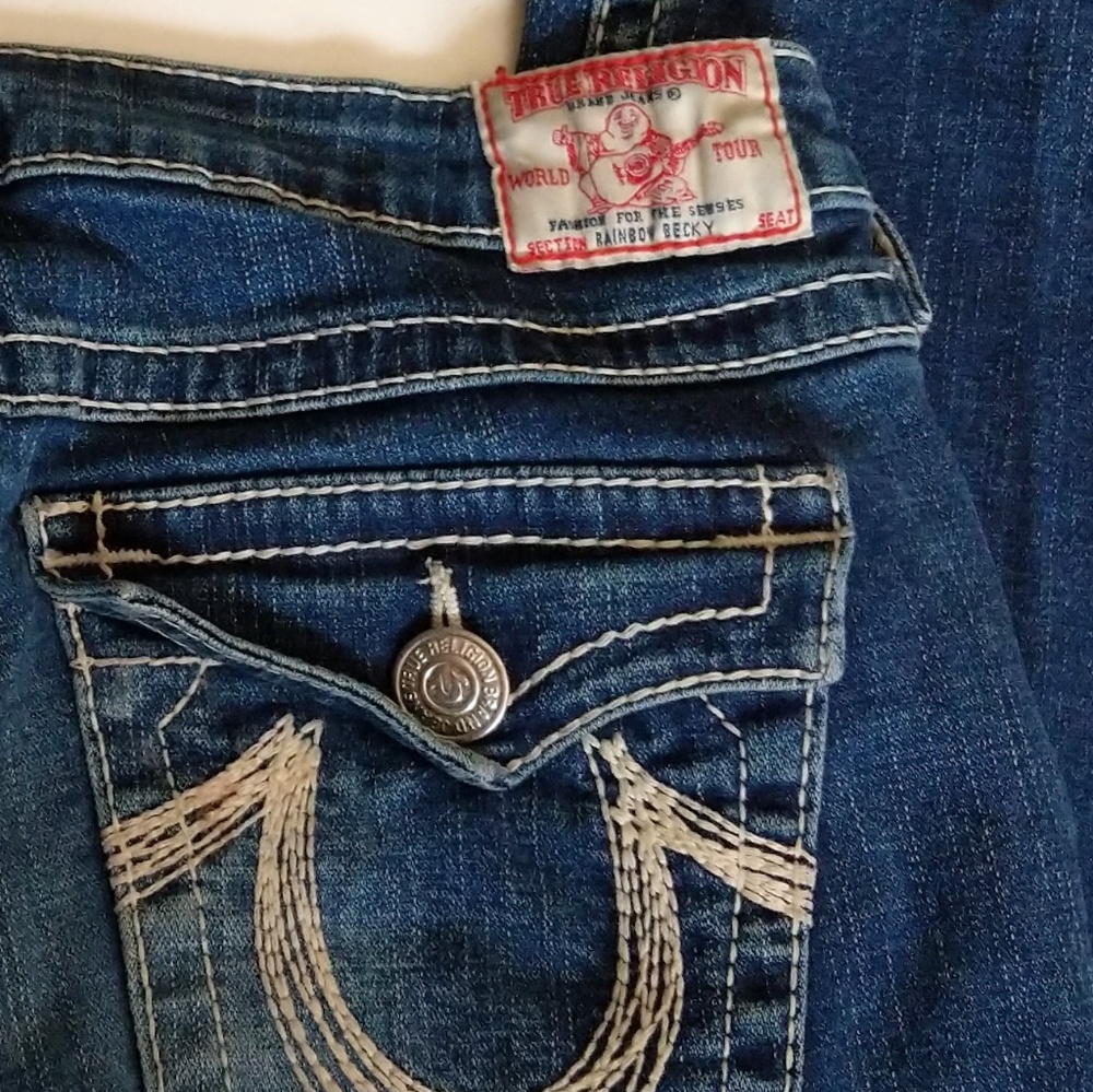 True Religion Rainbow Becky Jeans 30